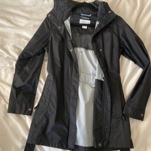Belted Columbia Rain Jacket